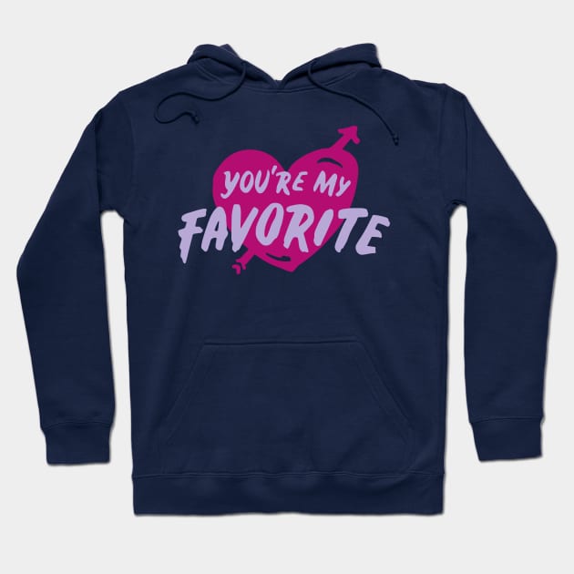 favorite heart design love cupid Hoodie by MGuyerArt